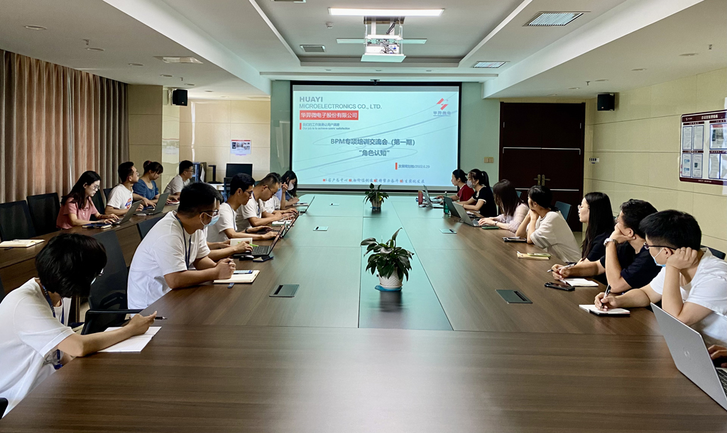 ks凯时微电召开首期BPM专项培训交流会